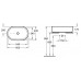 Villeroy & Boch Architectura umyvadlo na desku 600x400mm, bílí Alpin 41266001