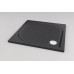 RONAL WMQ Marblemate čtvercová sprchová vanička, 100x100x3,0 cm, černá WMQ1000154