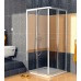RONAL WMQ Marblemate čtvercová sprchová vanička, 100x100x3,0 cm, černá WMQ1000154