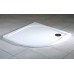RONAL WMR Marblemate čtvrtkruhová vanička, 90x90cm, R 55, bílá WMR55090004