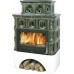 ABX Karelie TV výměník 7 kW, Kachlová kamna na dřevo s plech. vložkou, hnědá