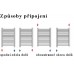 KORADO KORALUX LINEAR Classic Koupelnový radiátor KLC 900.750 white RAL 9010