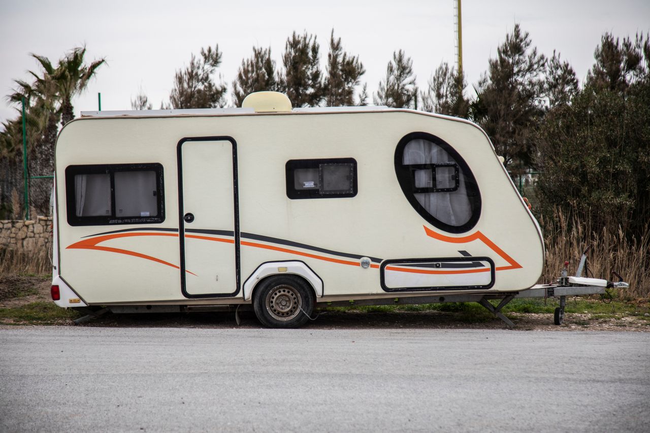 Samostatný karavan bez solárního systému