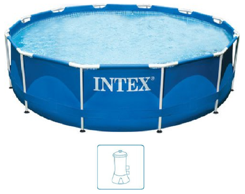 INTEX METAL FRAME POOLS Bazén 366 x 76 cm 28210NP