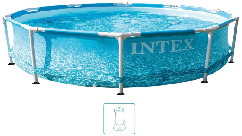 INTEX METAL FRAME POOLS Bazén 305 x 76 cm s kartušovou filtrací 28208NP