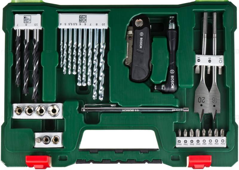 BOSCH 68dílná sada vrtáků a bitů V-Line 2607017191