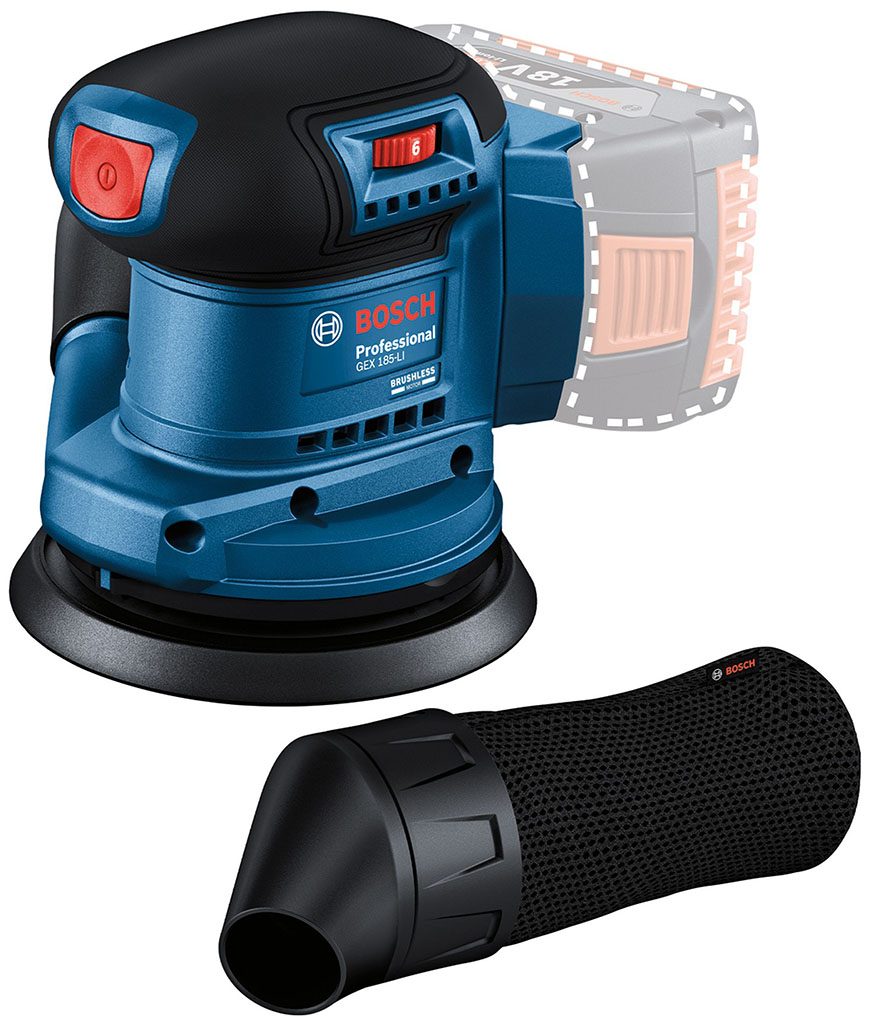 BOSCH GEX 185-LI PROFESSIONAL Excentrická bruska (solo) 06013A5020