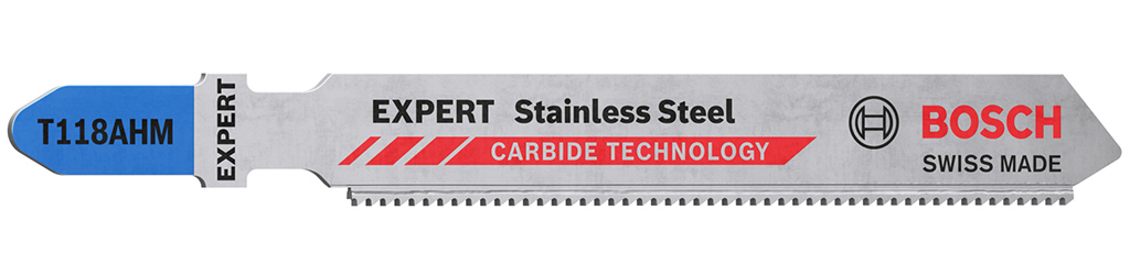 BOSCH Pilový plátek pro přímočaré pily EXPERT &#039;Stainless Steel&#039; T 118 AHM, 2 ks 2608901709