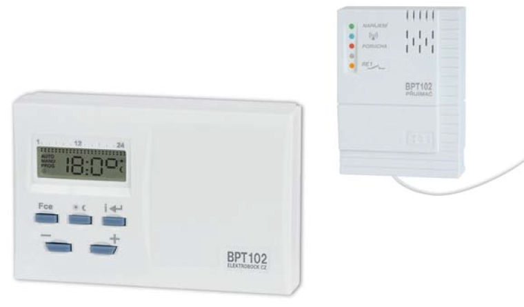 ELEKTROBOCK Bezdrátový termostat BT102 (dříve BPT102) 0602