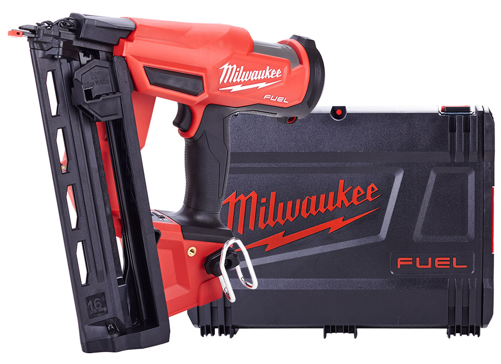 Milwaukee M18 FN16GA-0X Aku dokončovací hřebíkovačka, HD Box 4933478094
