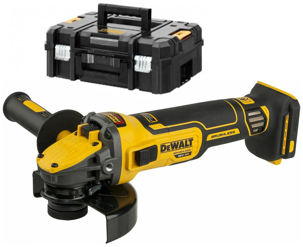 DeWALT DCG409NT Aku úhlová bruska XR (18V/125mm/bez aku) kufr Tstak