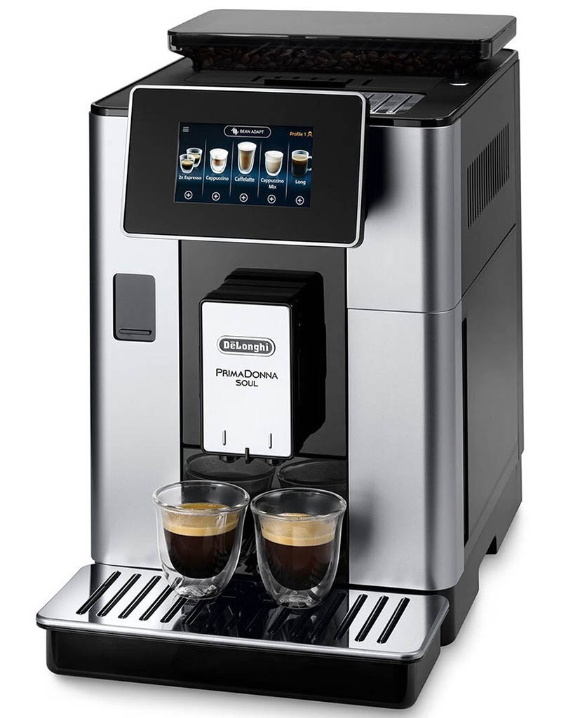 VÝPRODEJ DeLonghi PrimaDonna Soul Automatický kávovar ECAM 610.55.SB PO SERVISE!!