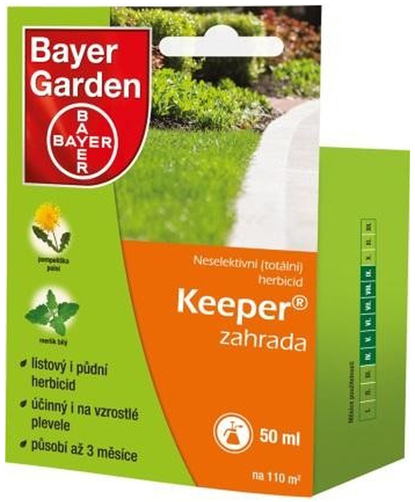 Bayer Garden KEEPER Zahrada 50 ml herbicid pro hubení plevelů, 004111