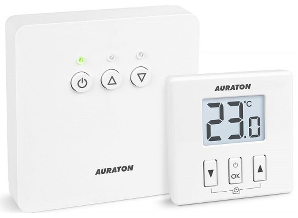 AURATON 200 RT Jednoduchý bezdrátový termostat s nočním poklesem
