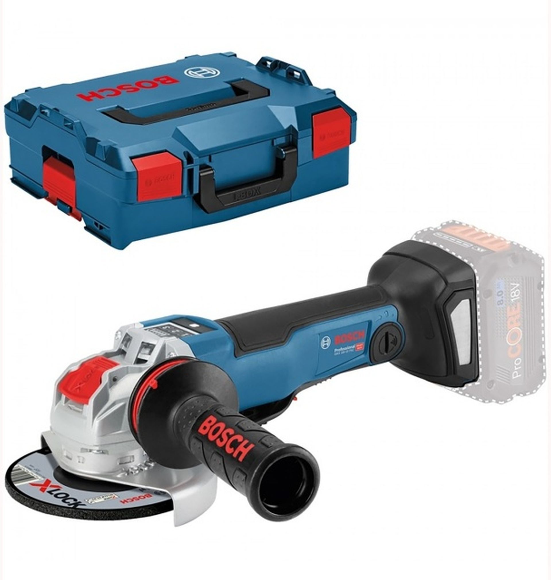 BOSCH GWS 18V-15 C Akumulátorová úhlová bruska BITURBO 06019H6000