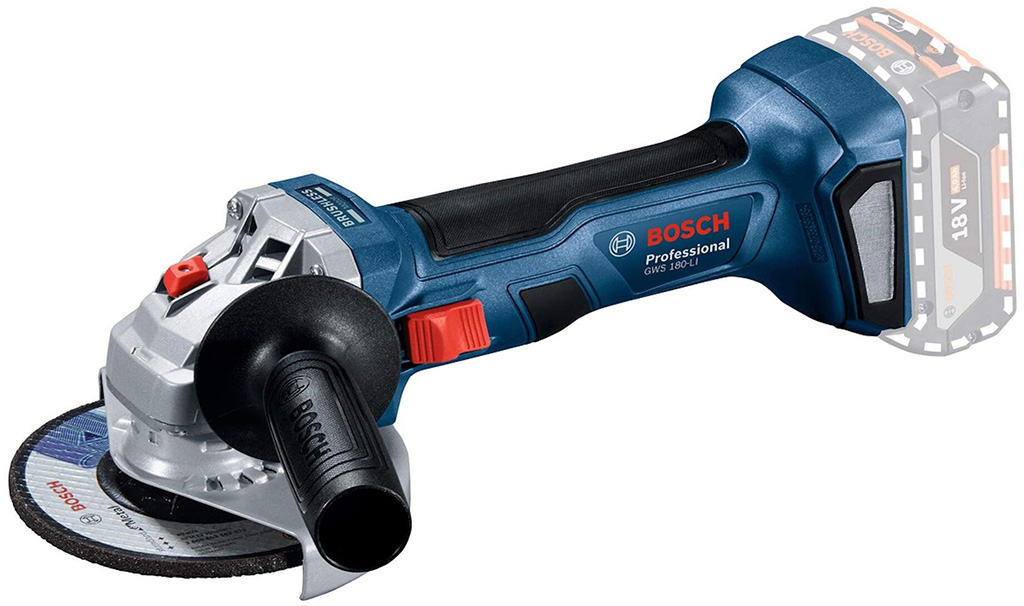 BOSCH GWS 180-LI Akumulátorová úhlová bruska, 125 mm 06019H9020