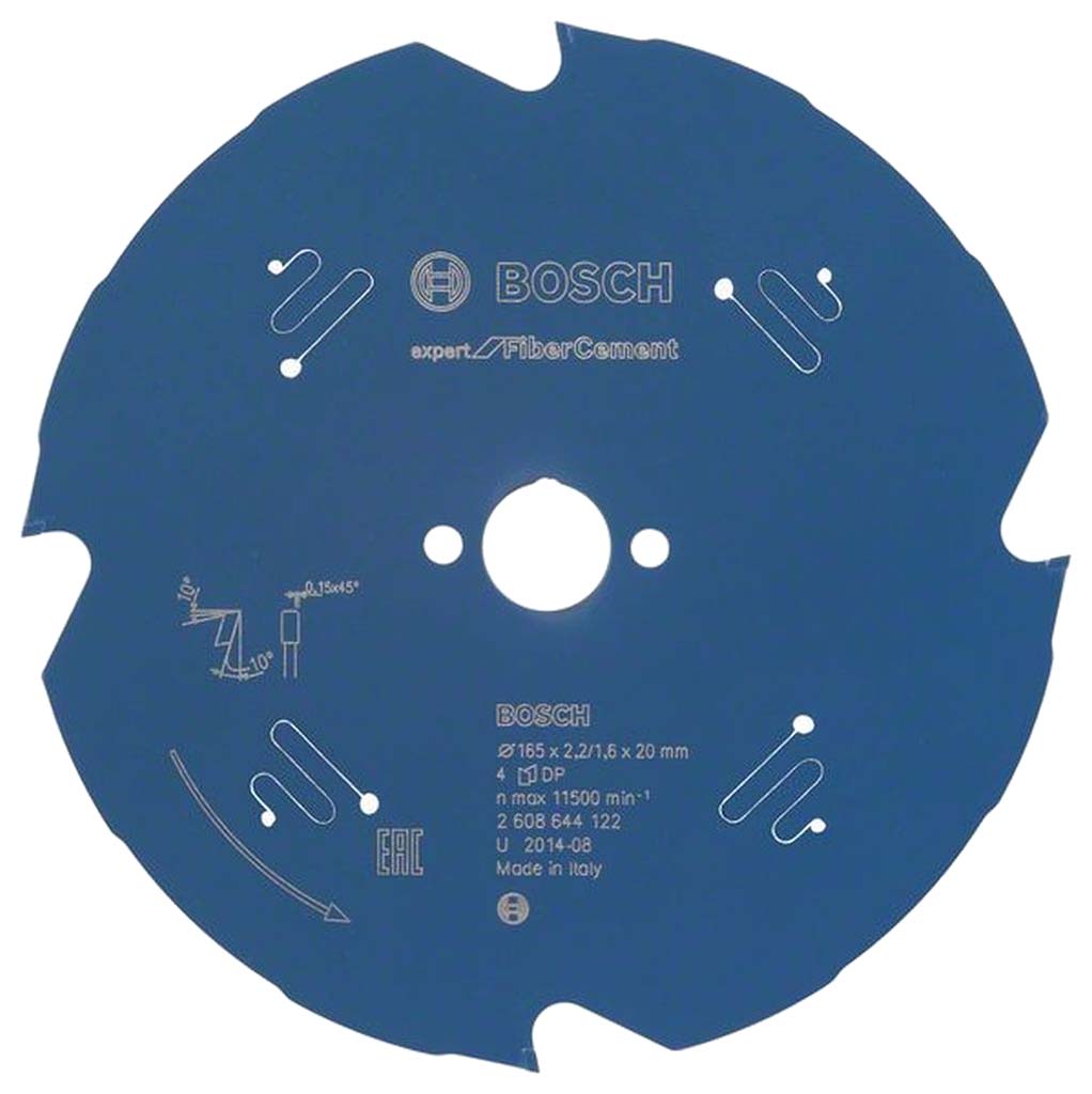 BOSCH Pilový kotouč Expert for Fiber Cement, 165 x 2,2/1,6 mm mm 2608644122