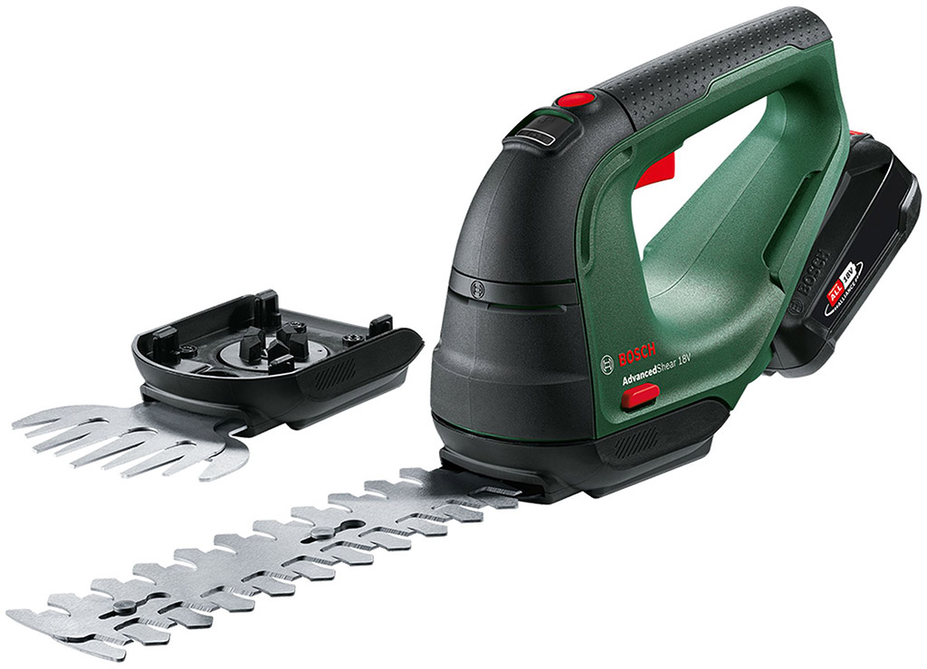 BOSCH AdvancedShear Akku nůžky na trávu (bez Aku) 0600857001