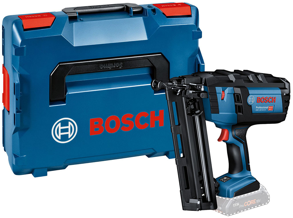 VÝPRODEJ BOSCH GNH 18V-64 M Akumulátorová hřebíkovačka, L-BOXX 0601481001 PO SERVISE!!