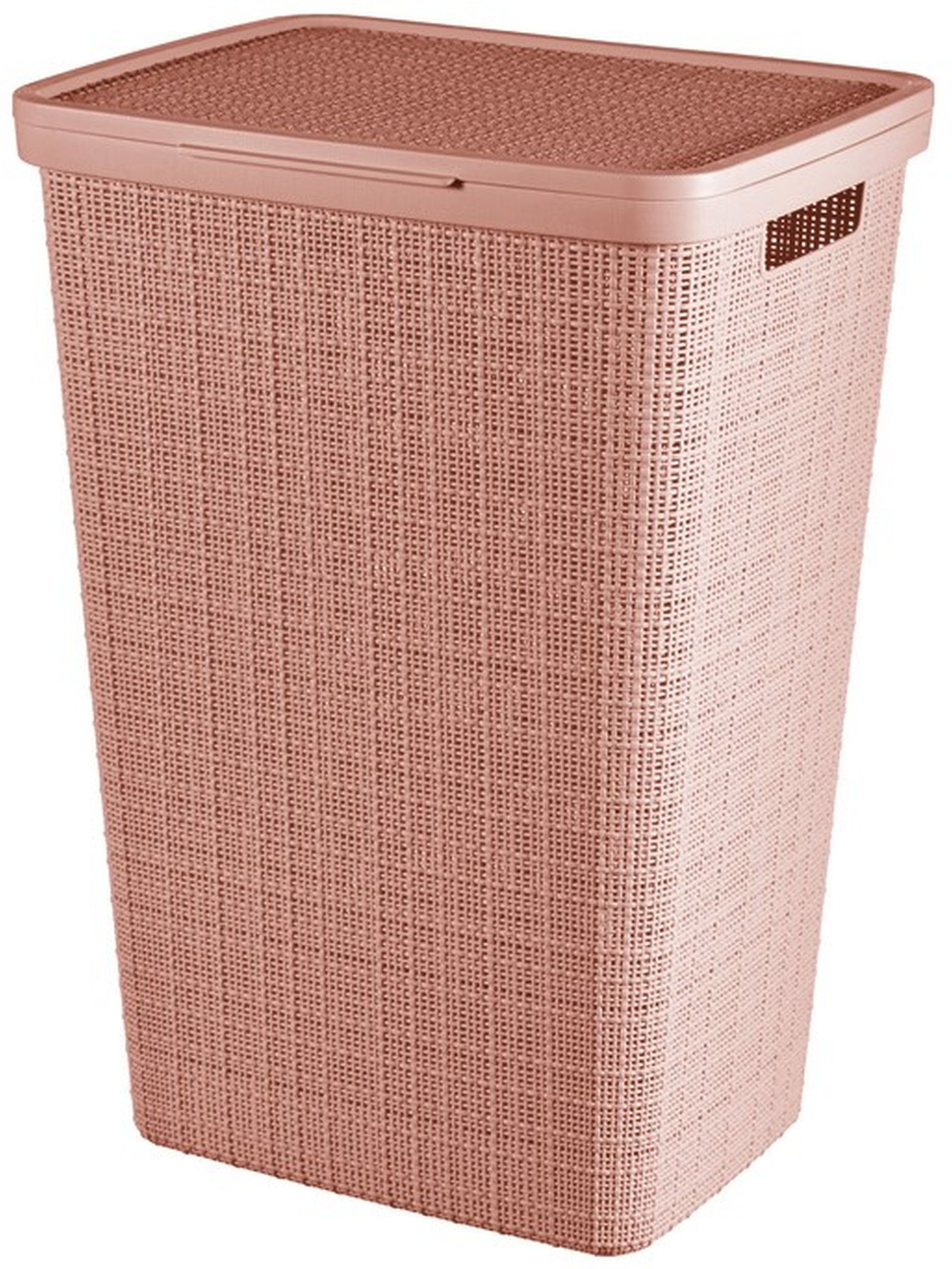 CURVER JUTE 58L Koš na špinavé prádlo 43 x 34 x 60 cm, růžový 08093-204