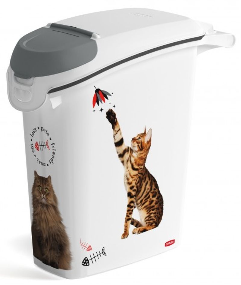 CURVER kontejner na suché krmivo 10kg/23L kočka 03882-L30
