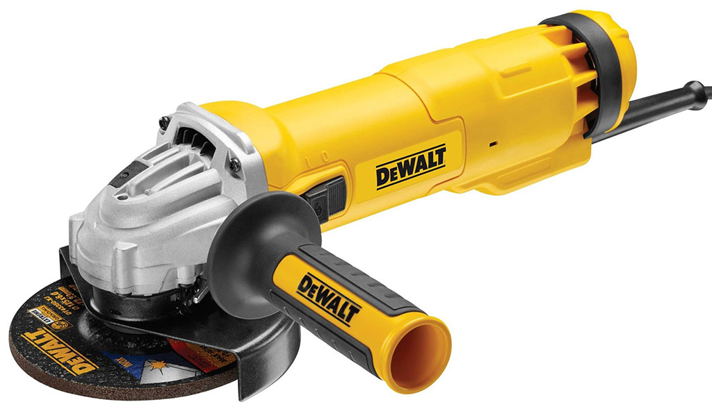 DeWALT DWE4207 Úhlová bruska s beznapěťovou blokovací funkcí (1010W/125mm)