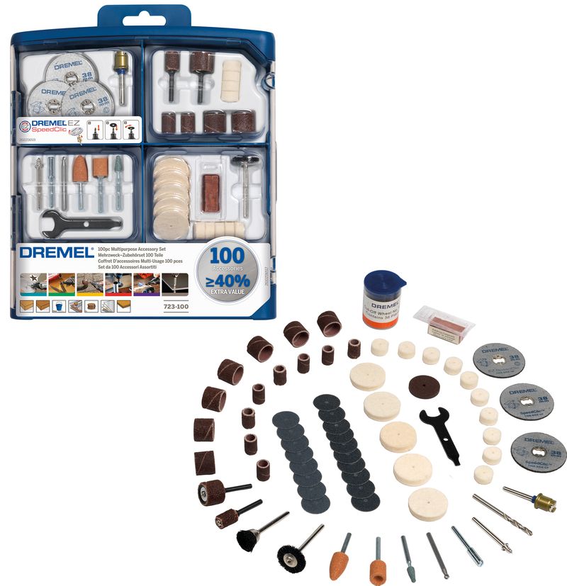 DREMEL 723 univerzální soupravy příslušenství 100 ks 2615S723JA