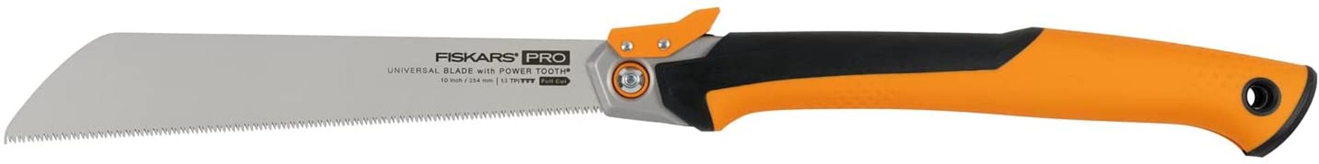FISKARS PowerTooth™ Skládací vytahovací pila, 250 mm, 13 zubů / palec 1062933