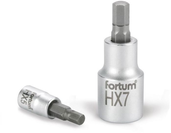 FORTUM hlavice zástrčná imbus, 1/4", HX 6, L 38mm4701606