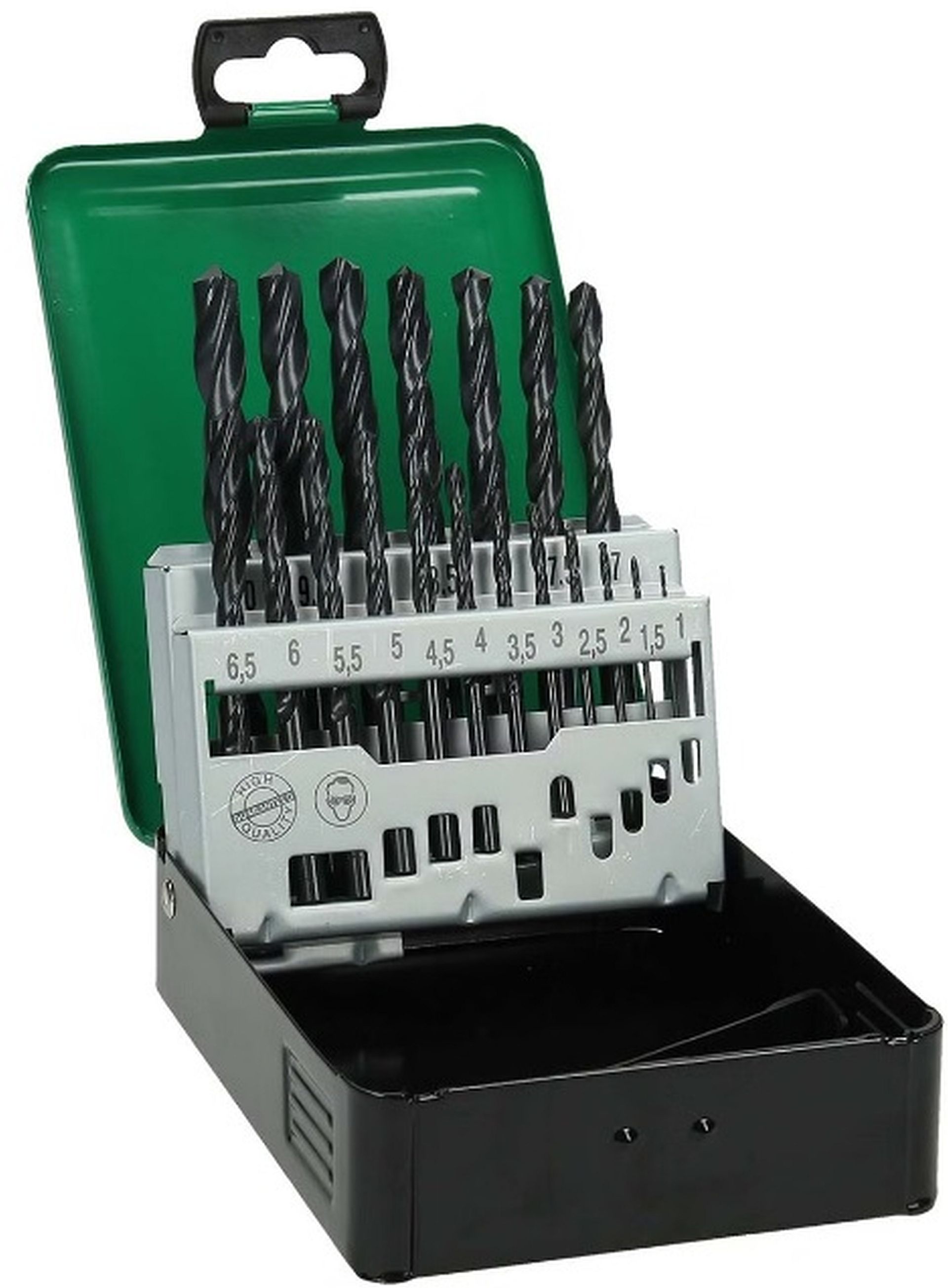 HiKOKI 780096 Sada 19 kusů vrtáků na kov HSS-R-DIN 338