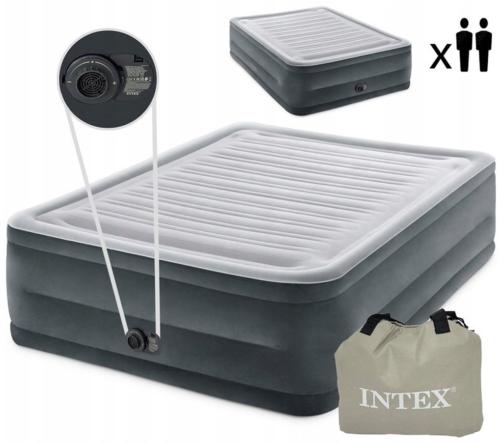 INTEX Nafukovací postel Comfort-Plush Queen 152x203x56cm 64418ND