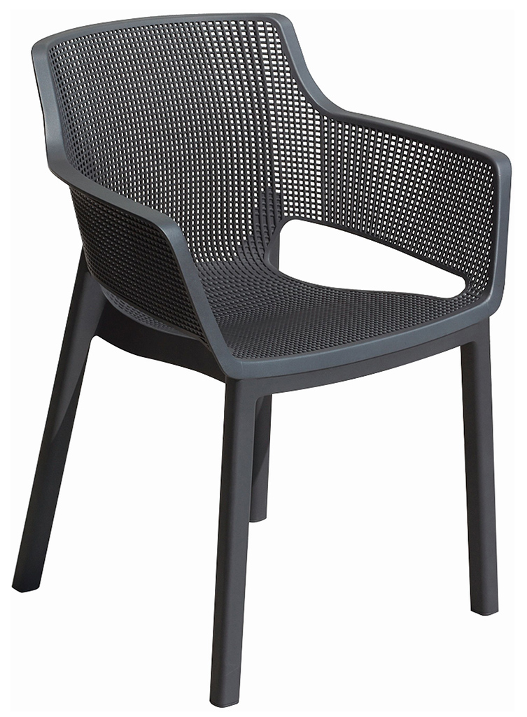 KETER ELISA Zahradní židle, 57,7 x 62,5 x 79 cm, grafit 17209499