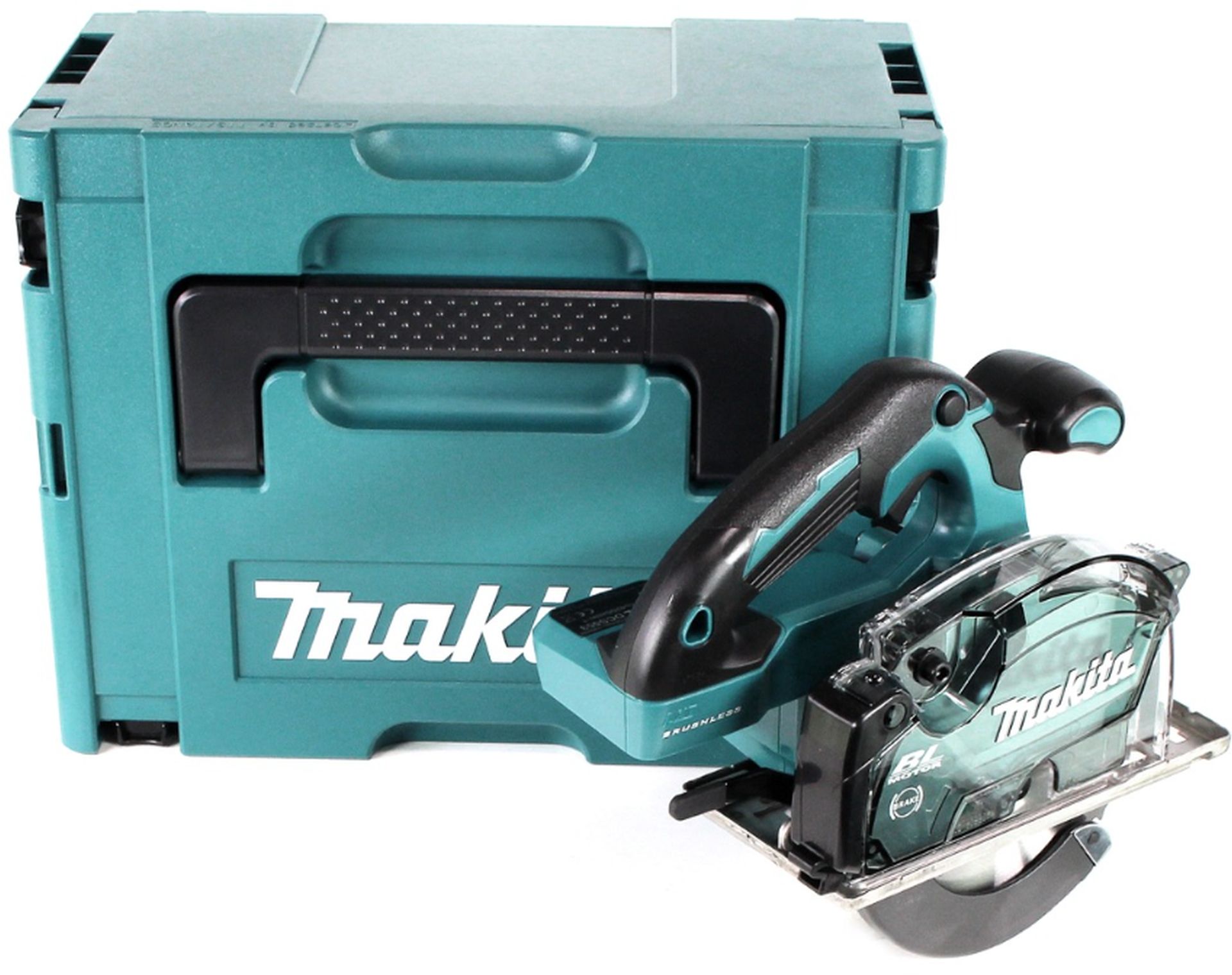MAKITA DCS553ZJ Aku okružní pila na kov (18V/bez aku/150mm) Makpac