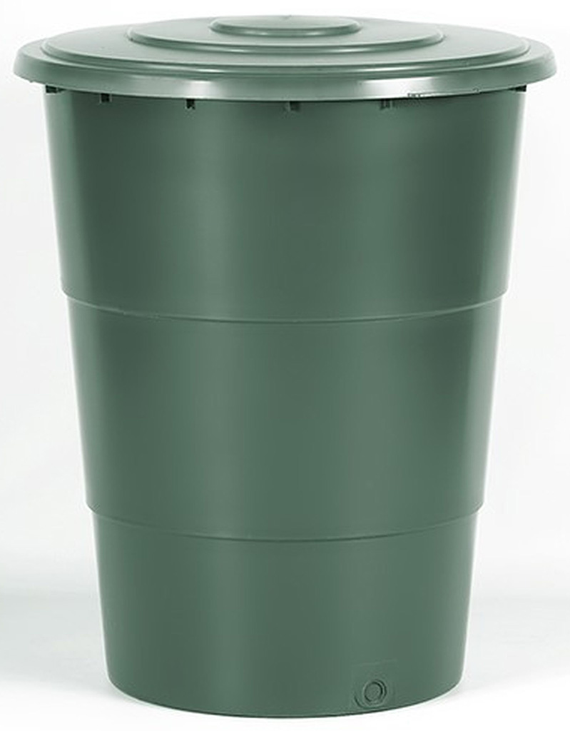 Prosperplast CLASSICAN Sud na dešťovou vodu s víkem 200l, zelená IDET200