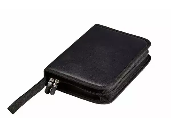 Černé úložné pouzdro powerbanky Einhell Jump-Start CE-JS 18/1 se zipem a poutkem na přenášení.