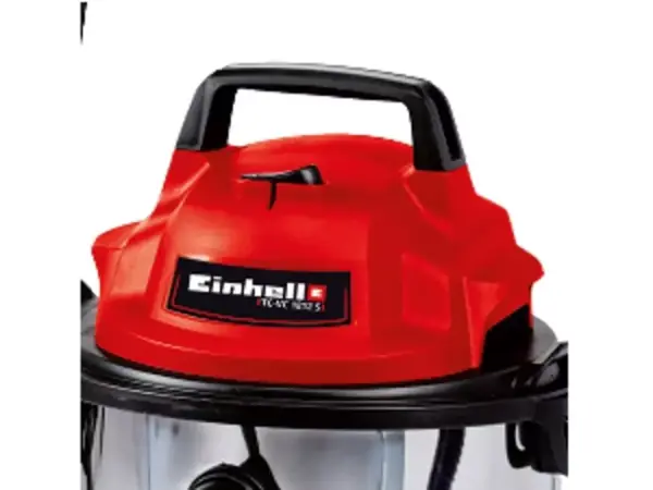 Tragegriff des Einhell Nass-Trockensaugers TC-VC 1812 S in Nahaufnahme.