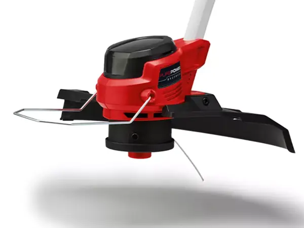 Ochranný kryt Flowerguard aku vyžínače trávy Einhell GP CT 36 35 Li BL Solo chrání květiny a malé rostliny