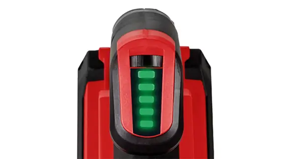 LED displej pro regulaci rychlosti na akumulátorovém foukači listí Einhell GE-UB 18/250 Li E (1x4.0Ah).