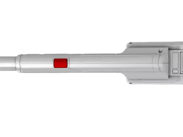 Detailní záběr na vypínač na teleskopické tyči Einhell pro BRILLIANTO.