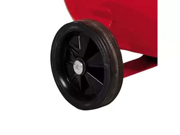 Pogumované kolo kompresoru Einhell TC-AC 190/24/8 v detailu.