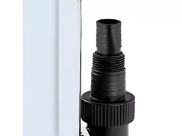 Boční pohled na vývod pro hadici čerpadla na špinavou vodu Einhell GC-DP 9035 N se závitem.