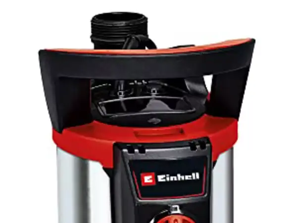 Pohľad spredu na čerpadlo na čistú vodu Einhell GE-SP 4390 N-A LL ECO s ergonomickou rukoväťou.