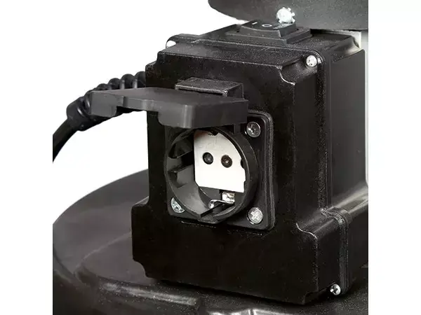 Odsávací zařízení Einhell TE-VE 550/2 A je vybaveno automatickou zásuvkou pro automatické spuštění s připojeným zařízením.