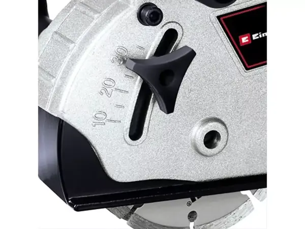 Otočné kolečko pro nastavení hloubky frézování na drážkovací frézce Einhell TC-MA 1300.
