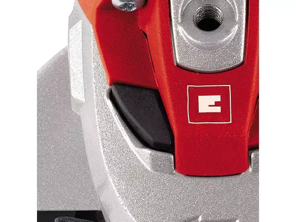 Stirnlochschlüssel des Einhell Winkelschleifers TE-AG 115, von vorn im Gerät eingesetzt.