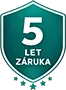 Pět let záruka